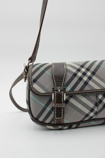 Nova Check Canvas Nylon Axelväska